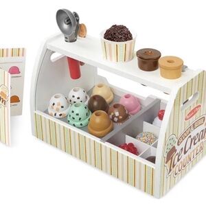 Melissa & Doug Ice Cream Counter Play Set